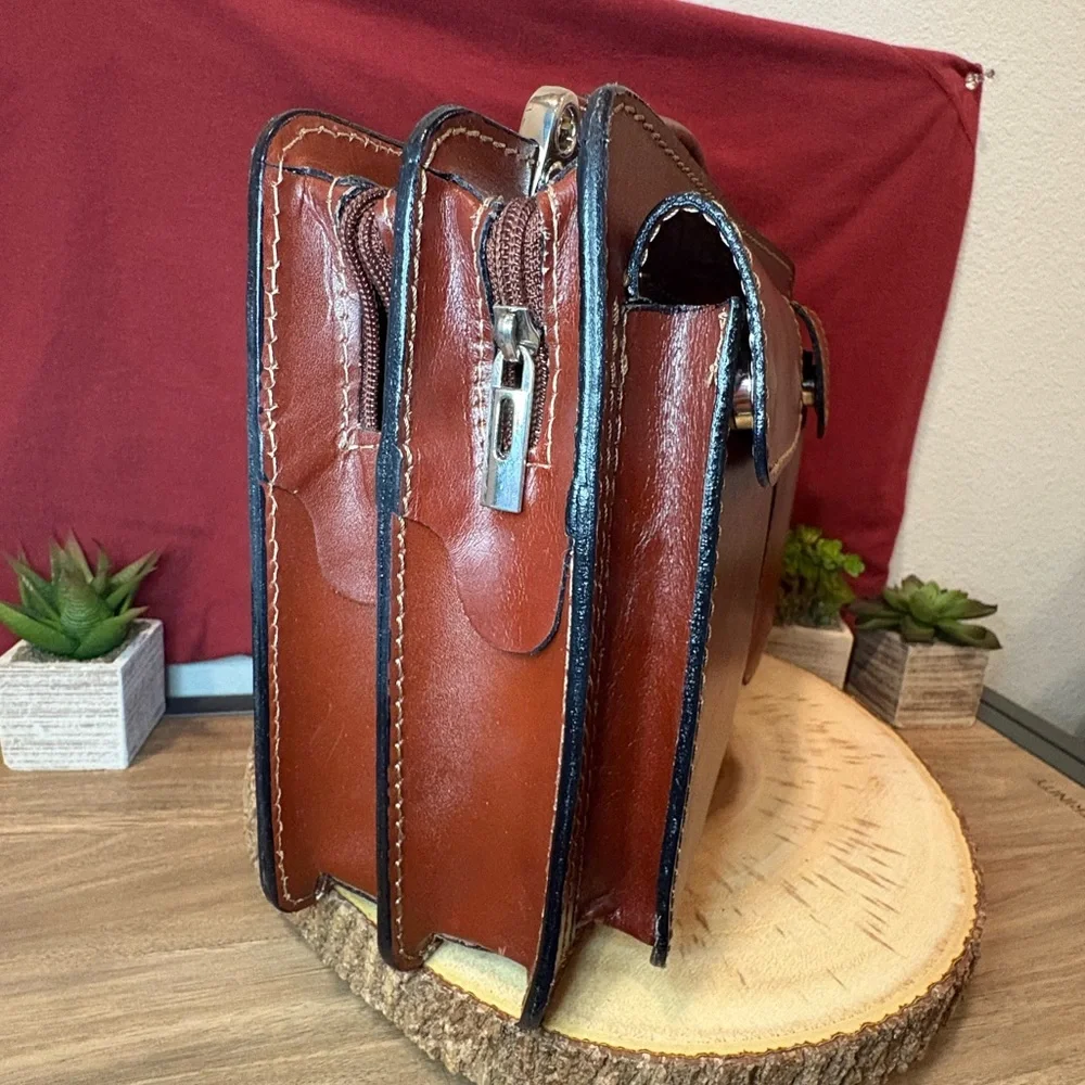 Brown Made in Italy Leather 💼